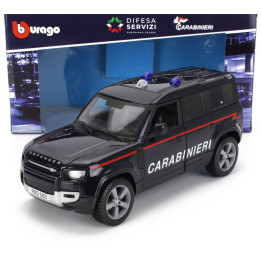 BURAGO LAND ROVER NEW DEFENDER 110 CARABINIERI 2022 - BLUE 1/24