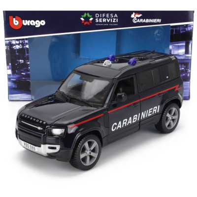BURAGO LAND ROVER NEW DEFENDER 110 CARABINIERI 2022 - BLUE 1/24