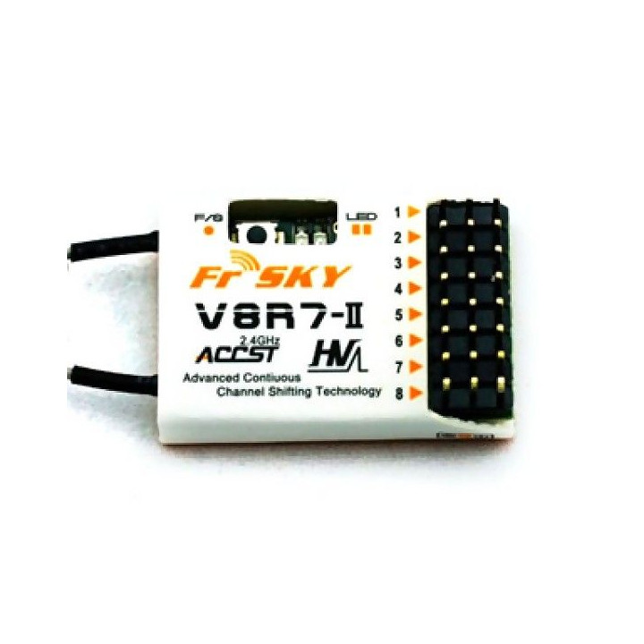 FrSky : Prijímač FrSky V8R7-II 7CH 2.4GHz (HV)