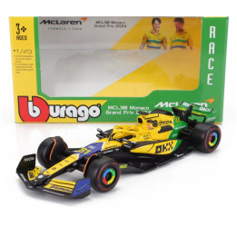 BURAGO McLAREN F1  MCL38 TEAM MCLAREN N 81 2nd MONACO GP (SENNA 30th 