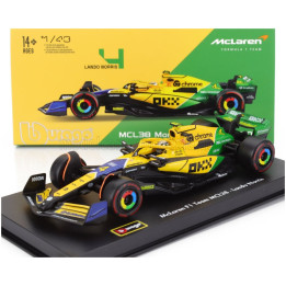 BURAGO McLAREN F1  MCL38 TEAM MCLAREN N 4 4th MONACO GP (SENNA 30th A