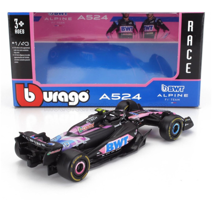BURAGO ALPINE F1  A524 TEAM BWT ALPINE N 10 SEASON 2024 PIERRE GASLY 
