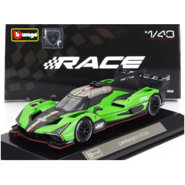 BURAGO LAMBORGHINI SC63 N 63 2023 - CON VETRINA - WITH SHOWCASE - GRE
