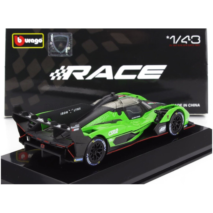 BURAGO LAMBORGHINI SC63 N 63 2023 - CON VETRINA - WITH SHOWCASE - GRE