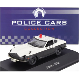 EDICOLA NISSAN 240Z FAIRLADY POLICE 1970 - WHITE BLACK 1/43