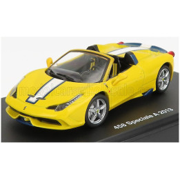 EDICOLA FERRARI 458 ITALIA SPECIALE A SPIDER 2013 - YELLOW 1/43