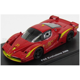 EDICOLA FERRARI FXX EVOLUZIONE N 31 RACING 2007 - RED YELLOW 1/43