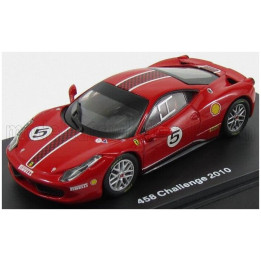 EDICOLA FERRARI 458 ITALIA 8C N 5 CHALLENGE 2010 - ROSSO CORSA 322 RE