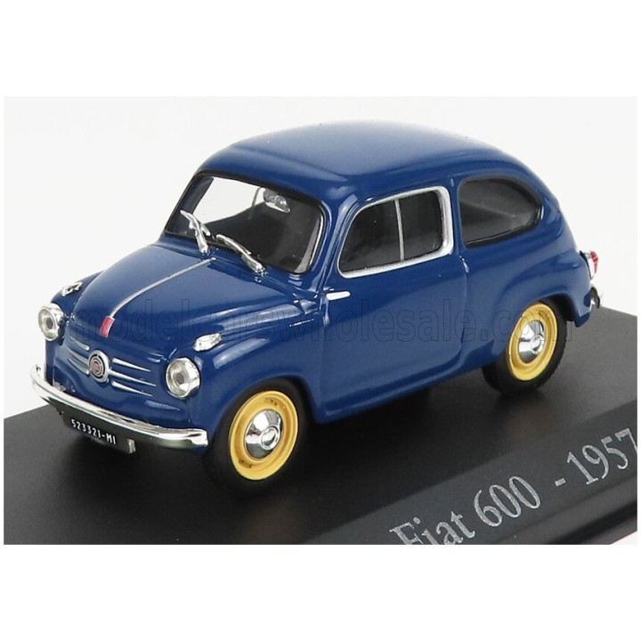 EDICOLA FIAT 600 1957 - BLUE 1/43