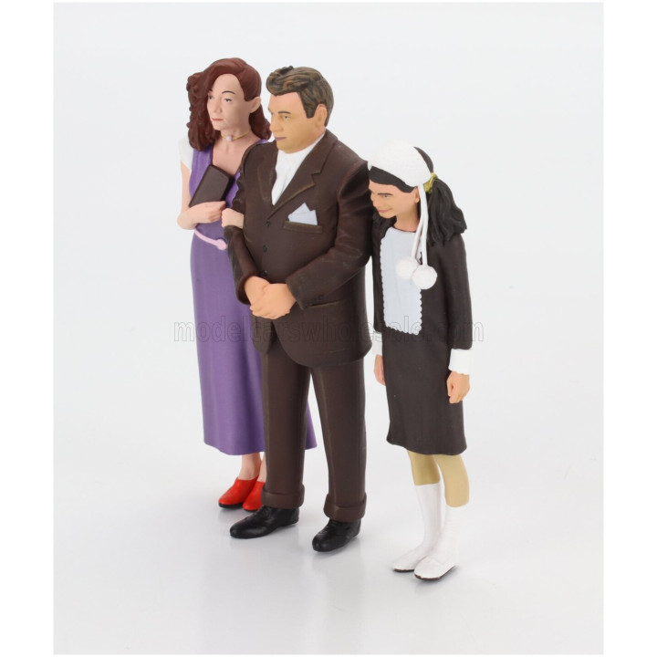 INFINITE STATUE FIGURES SET 3X FAMIGLIA FANTOZZI - RAGIONIERE UGO FAN