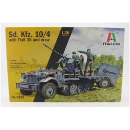 ITALERI TRUCK SD.KFZ. 10/4 WITH FLAK 30 AND CREW MILITARY 1945 1/35