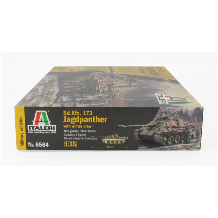 ITALERI TANK SD.KFZ. 173 JAGDPANTHER WITH WINTER CREW MILITARY 1945 1