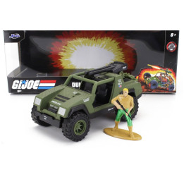 JADA FIGURES VAMP MILITARY JEEP WITH DUKE G.I.JOE FIGURE 2010 - MILIT