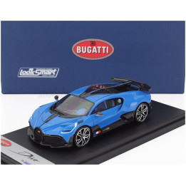 LOOKSMART BUGATTI DIVO 2020 - FRENCH RACING BLUE GLOSSY BLACK 1/43