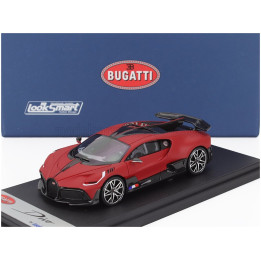 LOOKSMART BUGATTI DIVO 2020 - ITALIAN MATT RED BLACK 1/43