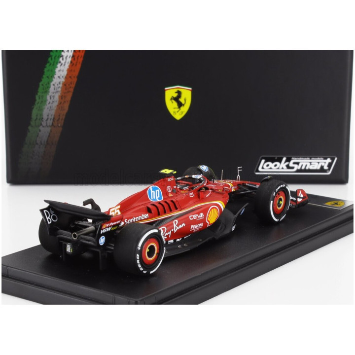LOOKSMART FERRARI F1  SF-24 TEAM SCUDERIA FERRARI N 55 3rd MONACO GP 