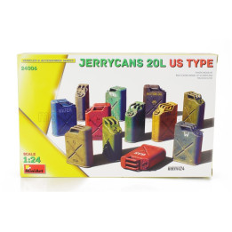 MINIART ACCESSORIES JERRYCANS 20L USA TYPE 1942 1/24