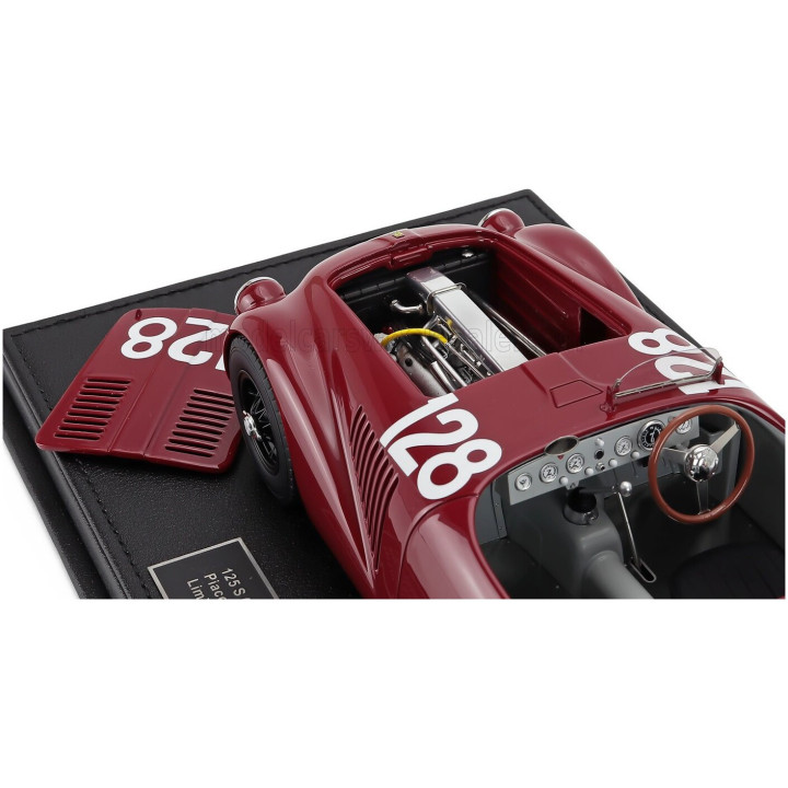 TOPMARQUES FERRARI 125S SPIDER N 128 CIRCUITO DI PIACENZA 1947 FRANCO