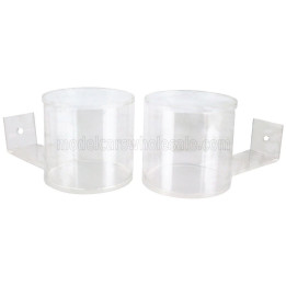 MINI HELMET ACCESSORIES 2X WALL DISPLAY SHOWCASE SUPPORT FOR HELMET S