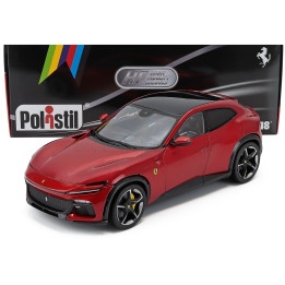 POLISTIL FERRARI PUROSANGUE 2022 - ROSSO MAGMA - RED MET 1/18