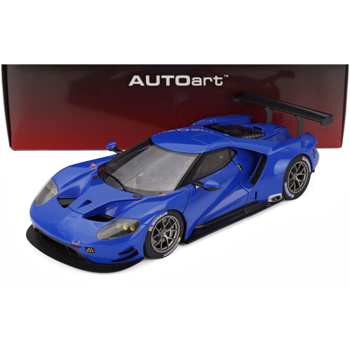 AUTOART FORD USA GT LE MANS PLAIN BODY VERSION 2019 - BLUE 1/18