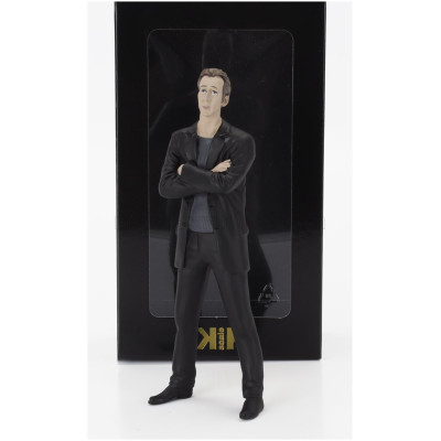 KK SCALE FIGURES RANDALL MAN - CAR NOT INCLUDED - BLACK GREY 1/12