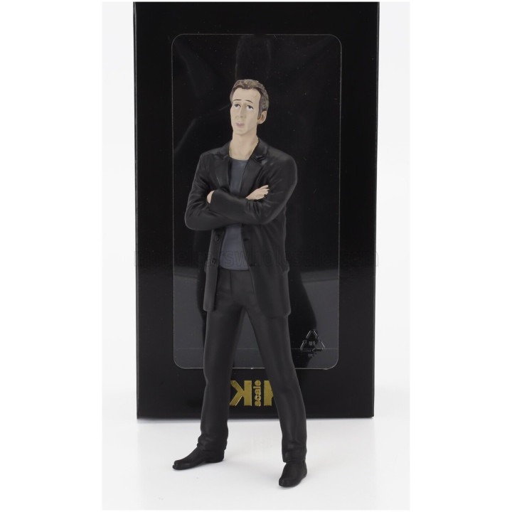KK SCALE FIGURES RANDALL MAN - CAR NOT INCLUDED - BLACK GREY 1/12