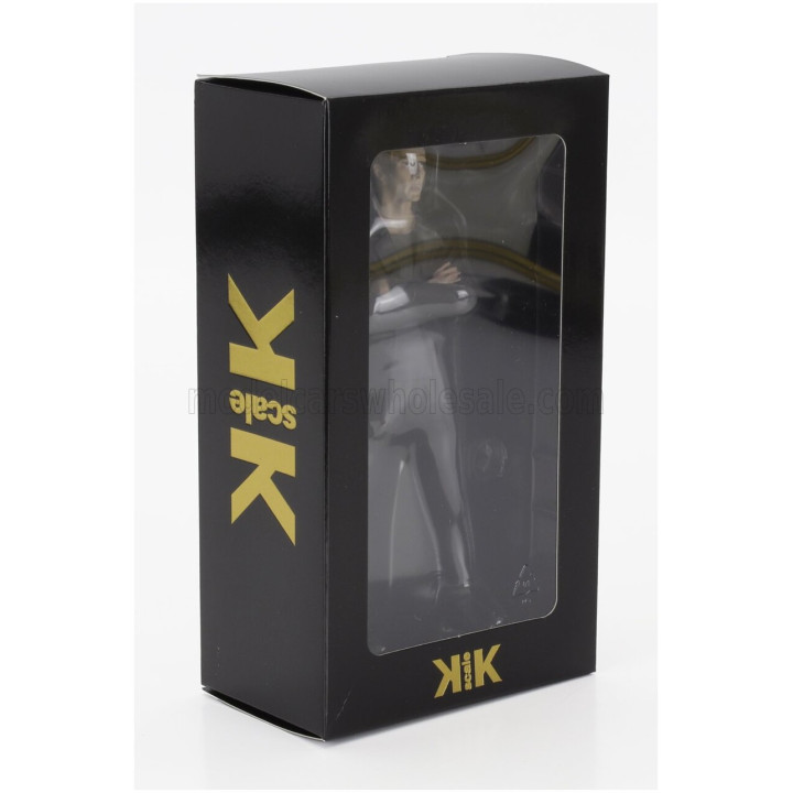 KK SCALE FIGURES RANDALL MAN - CAR NOT INCLUDED - BLACK GREY 1/12