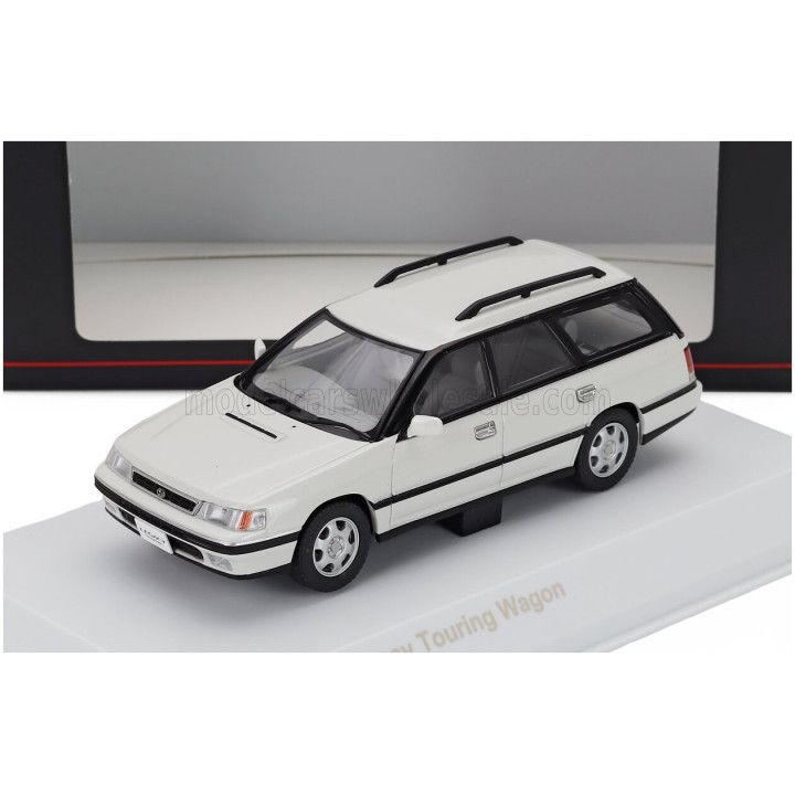 KYOSHO SUBARU LEGACY TOURING SW STATION WAGON GT 2001 - WHITE MET PEARL 1/43