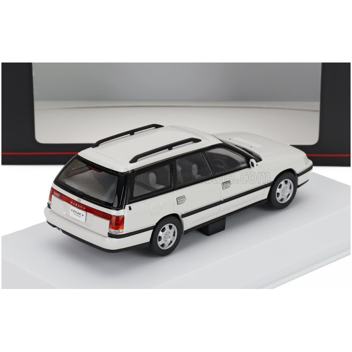 KYOSHO SUBARU LEGACY TOURING SW STATION WAGON GT 2001 - WHITE MET PEARL 1/43