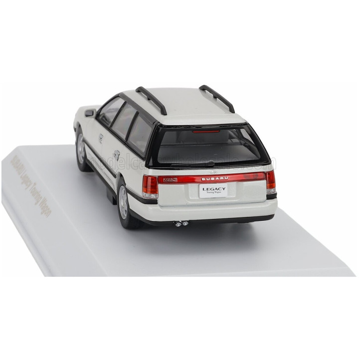 KYOSHO SUBARU LEGACY TOURING SW STATION WAGON GT 2001 - WHITE MET PEARL 1/43