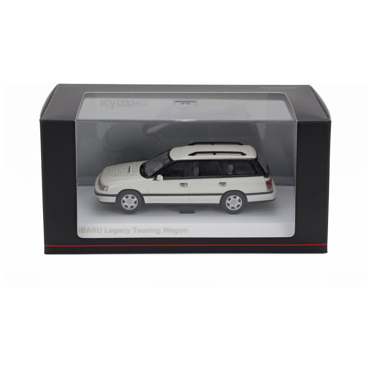 KYOSHO SUBARU LEGACY TOURING SW STATION WAGON GT 2001 - WHITE MET PEARL 1/43