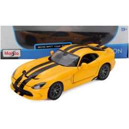 MAISTO DODGE VIPER GTS SRT COUPE 2013 - YELLOW BLACK 1/18