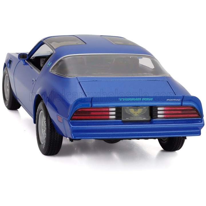 MAISTO PONTIAC FIREBIRD TRANS AM 1978 - BLUE 1/18