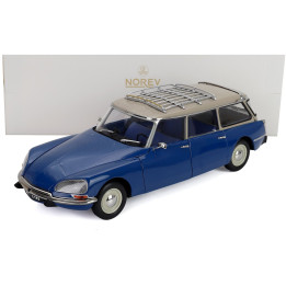 NOREV CITROEN ID19 BREAK SW STATION WAGON 1967 - DANUBE BLUE WHITE 1/18