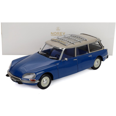 NOREV CITROEN ID19 BREAK SW STATION WAGON 1967 - DANUBE BLUE WHITE 1/18
