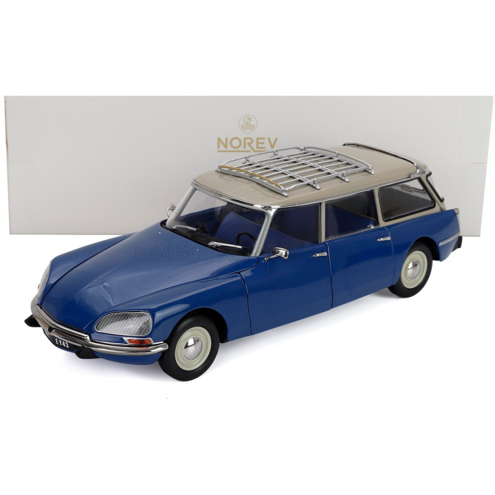 NOREV CITROEN ID19 BREAK SW STATION WAGON 1967 - DANUBE BLUE WHITE 1/18