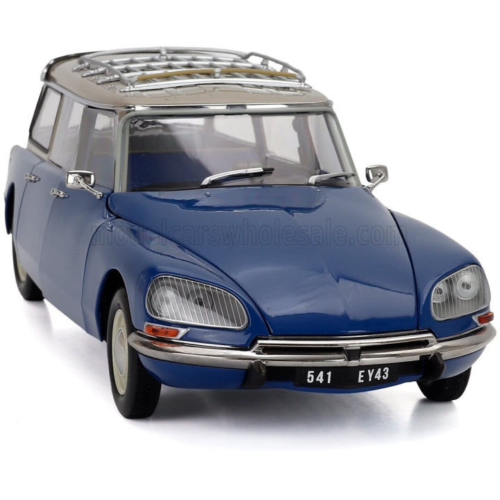 NOREV CITROEN ID19 BREAK SW STATION WAGON 1967 - DANUBE BLUE WHITE 1/18
