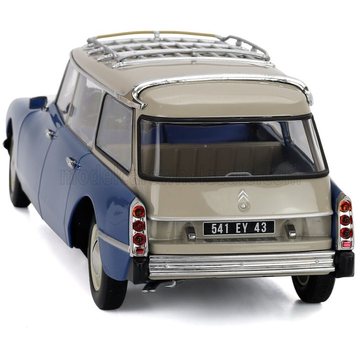 NOREV CITROEN ID19 BREAK SW STATION WAGON 1967 - DANUBE BLUE WHITE 1/18