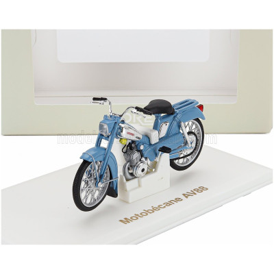 NOREV MOTOBECANE AV88 1976 - LIGHT BLUE 1/18