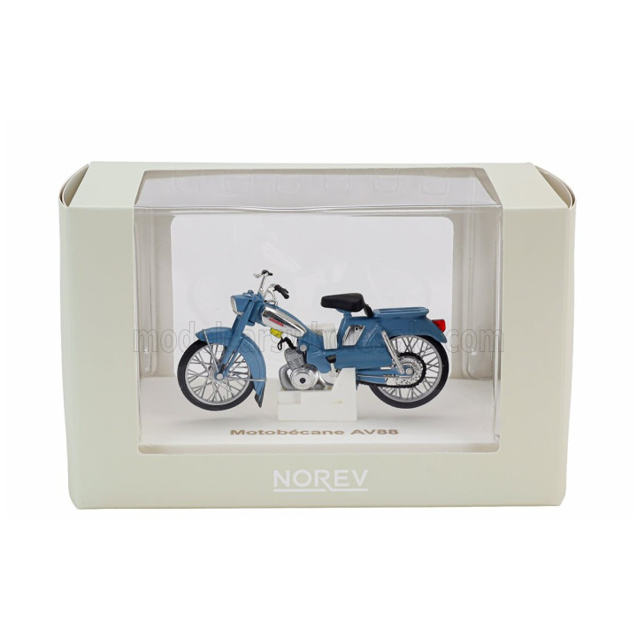 NOREV MOTOBECANE AV88 1976 - LIGHT BLUE 1/18