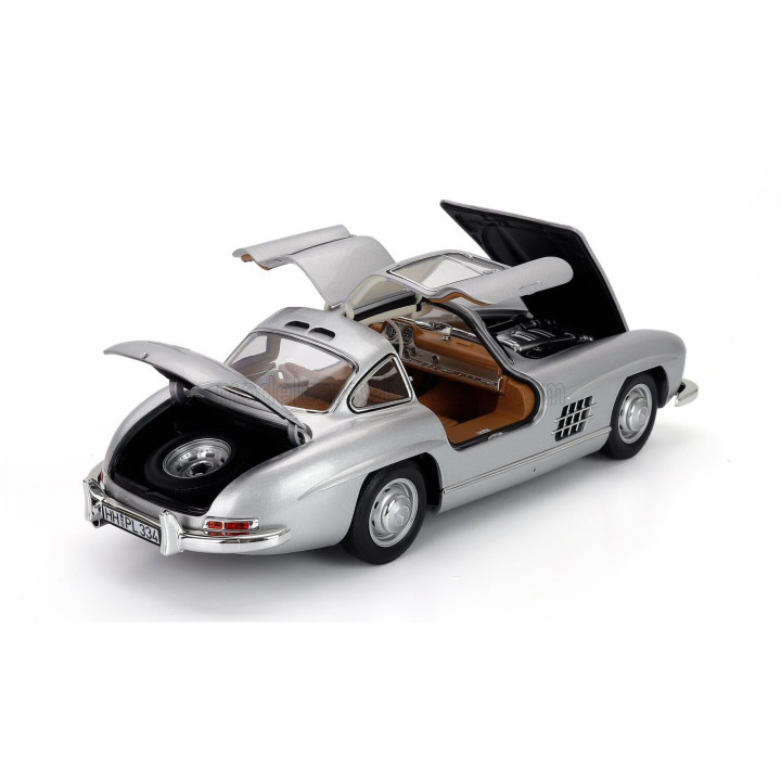 NOREV MERCEDES BENZ SL-CLASS 300SL COUPE GULLWING (W198) 1954 - SILVER 1/18