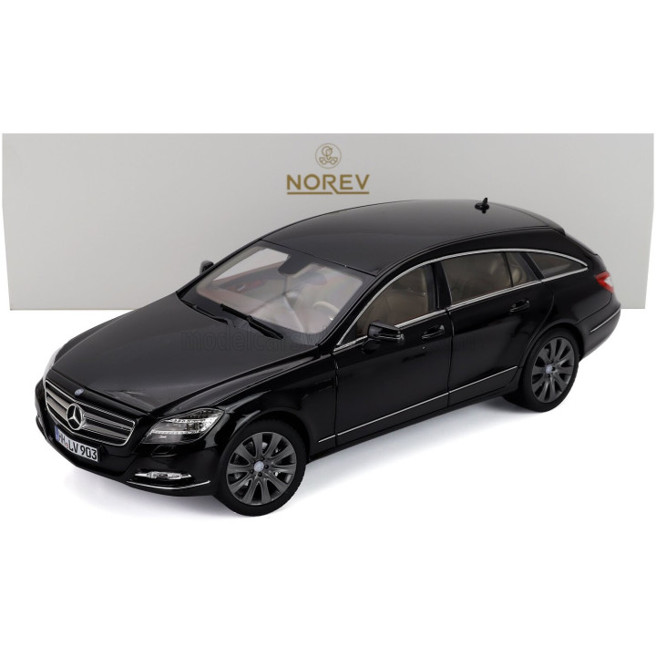 NOREV MERCEDES BENZ CLS-CLASS SHOOTING BRAKE 2011 - OBSIDIAN BLACK MET 1/18
