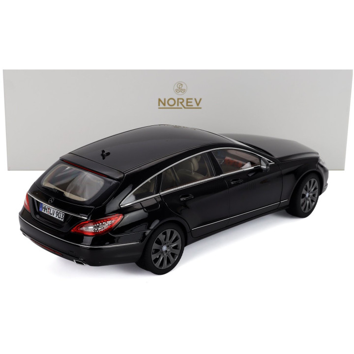 NOREV MERCEDES BENZ CLS-CLASS SHOOTING BRAKE 2011 - OBSIDIAN BLACK MET 1/18