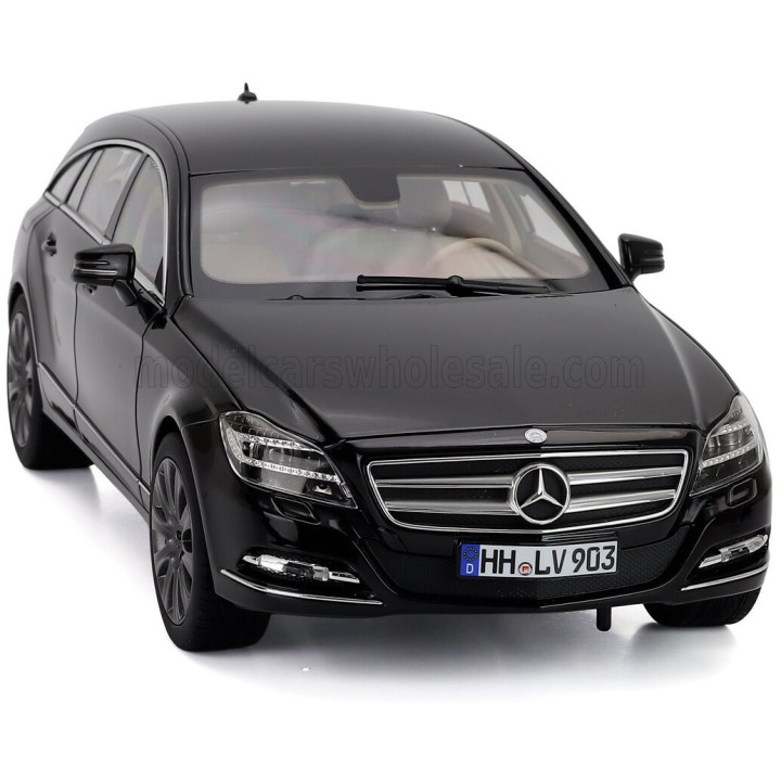 NOREV MERCEDES BENZ CLS-CLASS SHOOTING BRAKE 2011 - OBSIDIAN BLACK MET 1/18