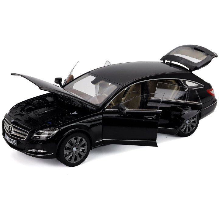 NOREV MERCEDES BENZ CLS-CLASS SHOOTING BRAKE 2011 - OBSIDIAN BLACK MET 1/18