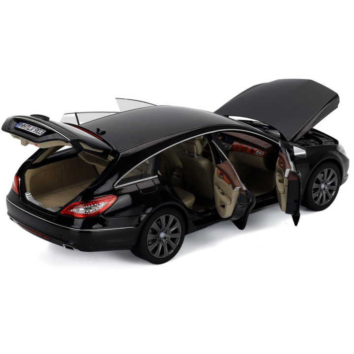 NOREV MERCEDES BENZ CLS-CLASS SHOOTING BRAKE 2011 - OBSIDIAN BLACK MET 1/18