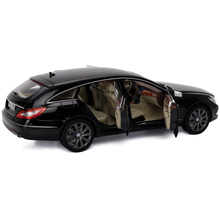 NOREV MERCEDES BENZ CLS-CLASS SHOOTING BRAKE 2011 - OBSIDIAN BLACK MET 1/18