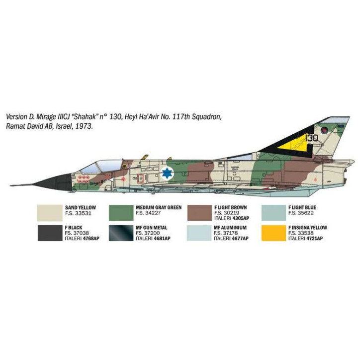 Model Kit letadlo 92505 - Mirage IIIC (1:32)