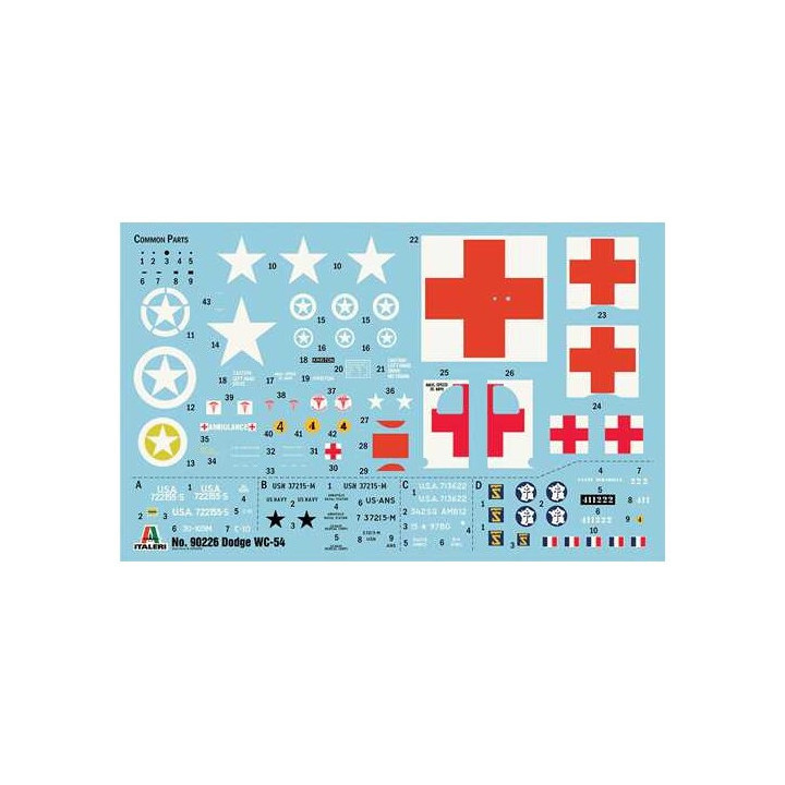 Model Kit military 90226 - Dodge WC54 Ambulance (1:35)